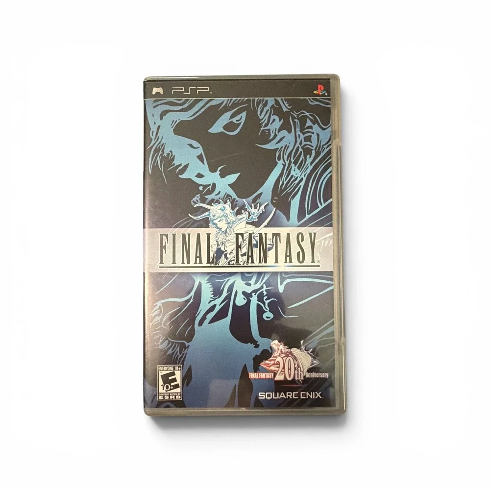 Final Fantasy 20th Anniversary Edition Sony PSP Case and Manual Only No Game